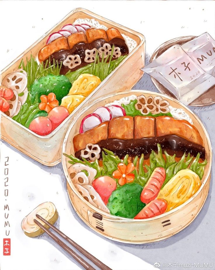 bowl chopsticks commentary english_commentary food food_focus lettuce meat no_humans original plate sauce saucer simple_background still_life vegetable warmluvs