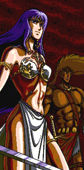 80's armor bikini game mugen_senshi_valis muscle oldschool short_skirt skirt valia valis warrior