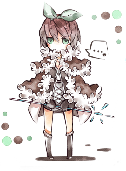 ... 1girl bangs blush boots bow brown_cape brown_dress brown_footwear brown_gloves brown_hair cape closed_mouth commentary_request dress expressionless eyebrows_visible_through_hair full_body fur-trimmed_cape fur-trimmed_gloves fur_trim gloves green_bow green_eyes hair_between_eyes hair_bow high_wizard_(ragnarok_online) holding holding_staff layered_dress looking_at_viewer pekeko_(pepekekeko) ragnarok_online short_dress short_hair simple_background solo spoken_ellipsis staff standing strapless strapless_dress two-tone_dress white_background white_dress