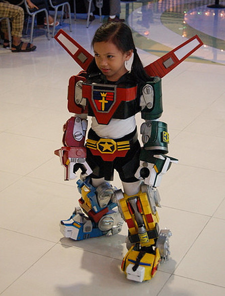 child cosplay girl mecha mecha_musume photo real super_robot_wars voltron