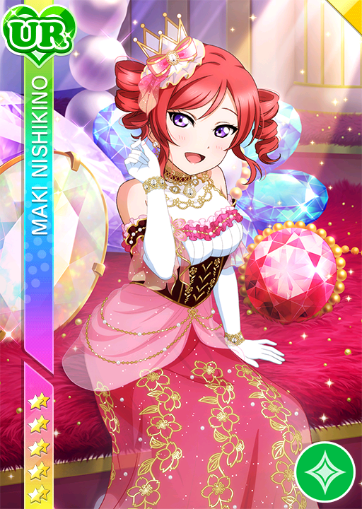 blush character_name dress love_live!_school_idol_festival love_live!_school_idol_project nishikino_maki redhead short_hair smile violet_eyes