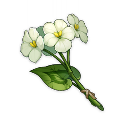 artist_request commentary english_commentary flower game_cg genshin_impact green_theme item item_focus leaf lowres no_humans official_art petals plant still_life string third-party_source transparent_background