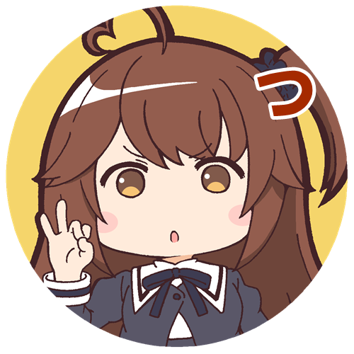 1girl :o ahoge assault_lily bangs black_ribbon black_scrunchie blush brown_hair buttons chibi circle commentary_request cropped_jacket hair_ornament hair_scrunchie hand_up heart heart_ahoge juliet_sleeves long_hair long_sleeves looking_at_viewer lowres masaki_itsuki neck_ribbon no_pupils one_side_up parted_lips portrait puffy_sleeves ribbon school_uniform scrunchie shirt sign_language simple_background solo takasuga_tsukushi translated transparent_background v-shaped_eyebrows white_shirt yellow_background yellow_eyes yurigaoka_girls_academy_school_uniform