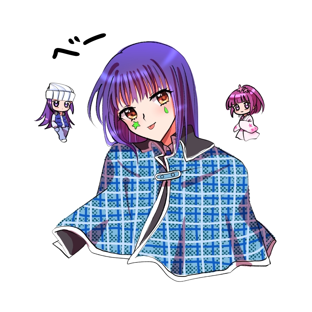 00s 1boy fujisaki_chihiro purple_hair shugo_chara!