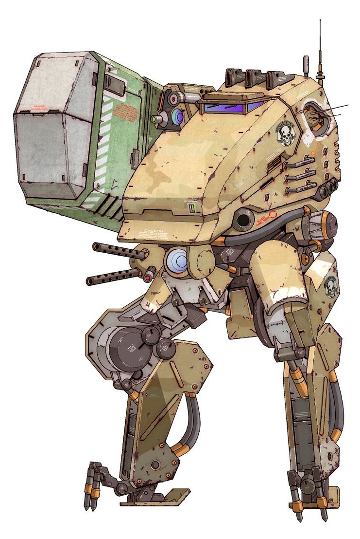 cable joy_(cyber_x_heaven) mecha metal_gear_(robot) metal_gear_(series) metal_gear_1 no_humans radio_antenna redesign robot science_fiction standing tx-55_metal_gear walker white_background