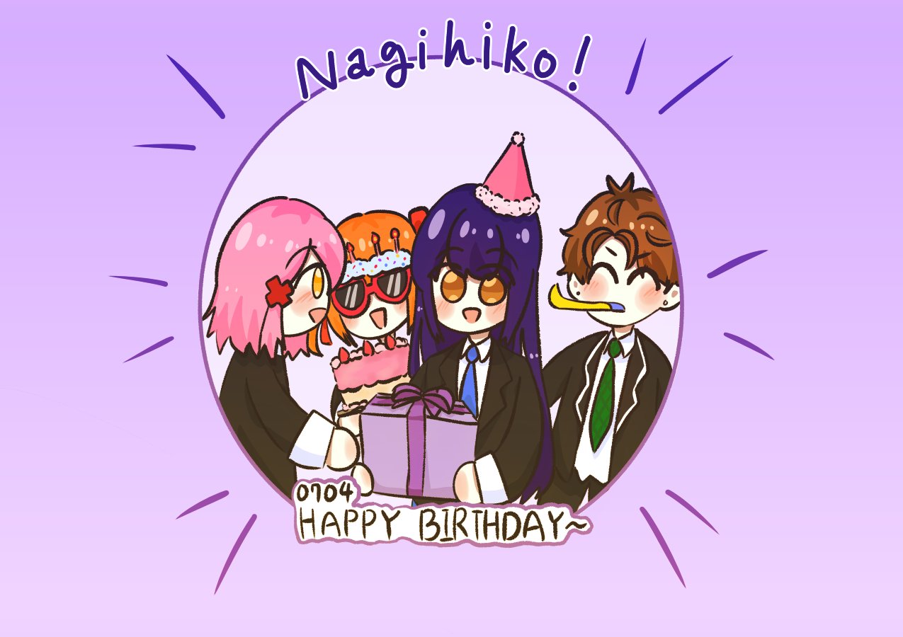 00s 1boy fujisaki_nagihiko purple_hair shugo_chara!