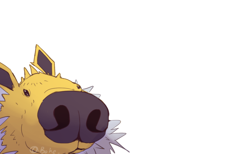 :3 animal_focus artist_name black_eyes boke-chan closed_mouth commentary_request english_commentary jolteon mixed-language_commentary no_humans partial_commentary pokemon pokemon_(creature) portrait realistic signature sketch solo transparent_background twitter_username