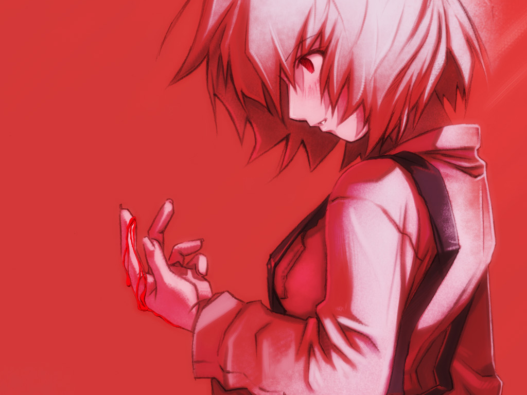 ayanami_rei blood neon_genesis_evangelion red yuji