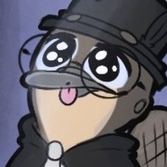 animal commission commissioner_upload derpy formal furry glasses hat lowres non-web_source original platypus suit tail top_hat webbed_feet webbed_hands