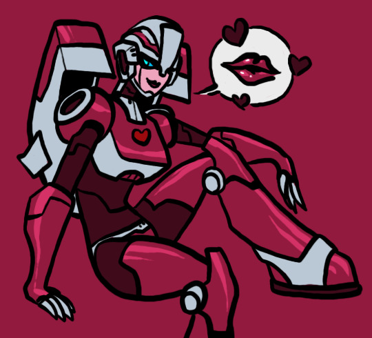 1girl arcee blue_eyes breasts curvy humanoid_robot medium_breasts panties pink_background pink_lips pink_panties pose robot simple_background solo thighs transformers transformers_animated underwear