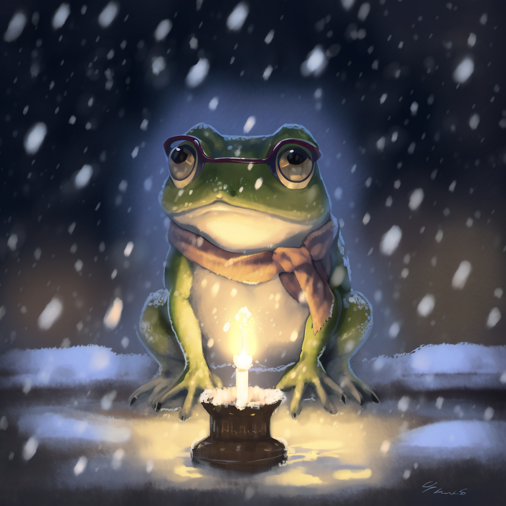 candle china death frog glasses jiang_zemin mourning politics real_life scarf snowing toad_worship