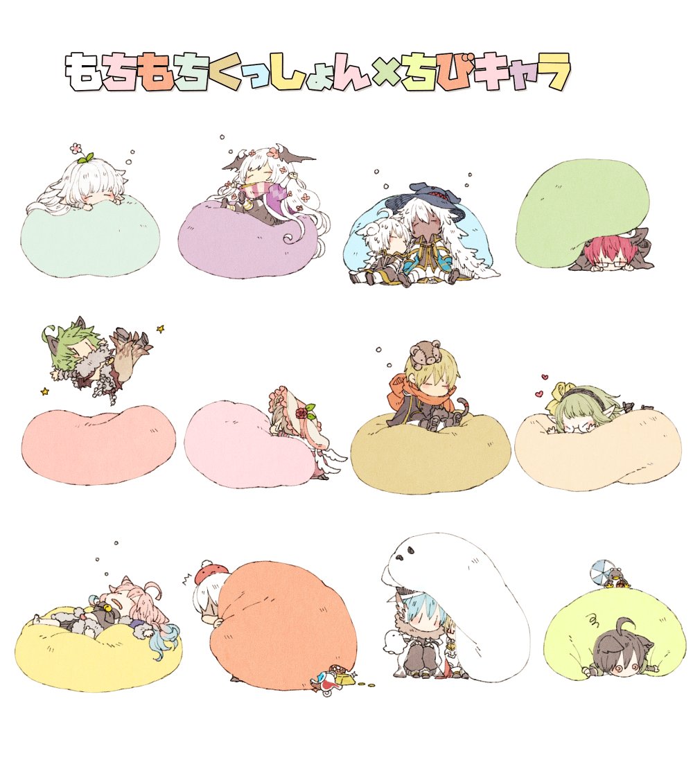 4girls 6+boys @_@ ahoge arch_bishop_(ragnarok_online) bangs bird black_coat black_hairband black_shirt black_wings blonde_hair blue_coat blush bonnet brown_pants chibi closed_eyes coat commentary_request cone_hair_bun creator_(ragnarok_online) cross demon_wings detached_sleeves flower flower_on_head full_body fur_collar galapago_(ragnarok_online) galapagos_penguin glasses green_hair hair_between_eyes hair_bun hairband hat head_wings heart long_hair looking_at_another medium_hair messy_hair minstrel_(ragnarok_online) multiple_boys multiple_girls no_mouth official_alternate_costume pants penguin pink_hair pointy_ears poring ragnarok_online ranger_(ragnarok_online) rebellion_(ragnarok_online) red_scarf rune_knight_(ragnarok_online) scarf shaded_face shadow_chaser_(ragnarok_online) shirt short_hair simple_background sitting sleeping sorcerer_(ragnarok_online) squiggle stalker_(ragnarok_online) standing stuffed_animal stuffed_toy teddy_bear tokio_(okt0w0) translation_request very_long_hair warlock_(ragnarok_online) white_background white_hair white_pants wings witch_hat |_|