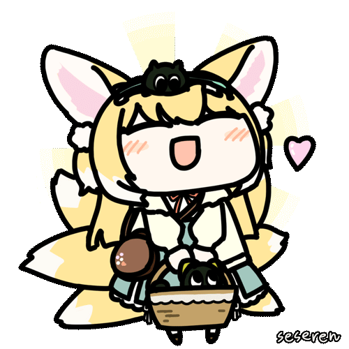 1girl :d animal_ears animated animated_gif arknights artist_name bag basket black_cat blonde_hair blue_skirt blush brown_bag cardigan cat chibi creature_on_head dithering ear_wiggle fox_ears fox_girl fox_tail full_body glowing heart heixiu holding holding_basket kitsune kyuubi looping_animation lowres luoxiaohei multicolored_hair multiple_tails neck_ribbon on_head open_cardigan open_clothes red_ribbon ribbon seseren shirt shoulder_bag simple_background skirt smile solo suzuran_(arknights) suzuran_(spring_praise)_(arknights) tail the_legend_of_luo_xiaohei transparent_background two-tone_hair white_hair white_shirt yellow_cardigan