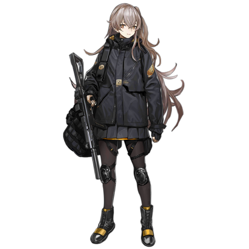 1girl 404_logo_(girls'_frontline) black_bag black_coat black_footwear black_pantyhose boots brown_hair closed_mouth clothes_writing coat crossed_bangs fingerless_gloves full_body girls_frontline gloves gun h&amp;k_ump h&amp;k_ump45 hair_between_eyes hair_ornament heckler_&amp;_koch holding holding_gun holding_weapon infukun knee_pads light_smile long_hair looking_at_viewer no_scar official_alternate_costume official_art one_side_up pantyhose pleated_skirt shell_jacket simple_background skirt smile solo standing submachine_gun thigh_strap transparent_background trigger_discipline ump45_(girls'_frontline) ump45_(winter_journey)_(girls'_frontline) very_long_hair weapon yellow_eyes