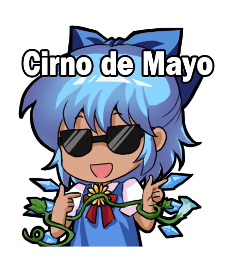 1girl blue_bow blue_dress blue_hair blue_wings bow cirno dress flower hair_bow ice ice_wings jokanhiyou morning_glory neck_flower plant simple_background smile solo sunflower sunglasses tan tanned_cirno touhou vines white_background wings
