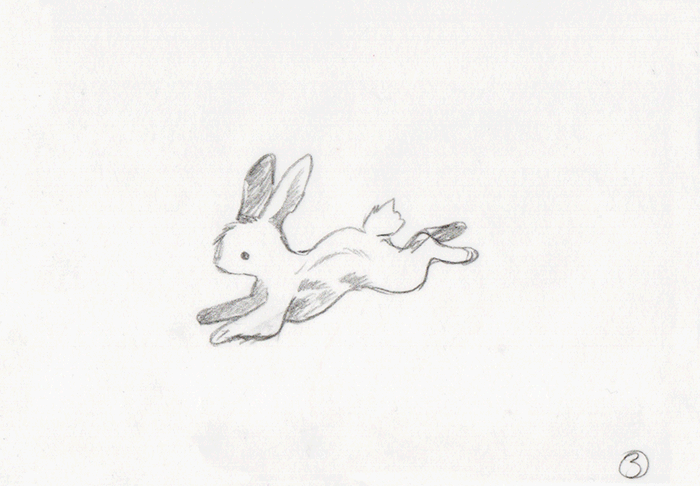 ._. animal animal_focus animated animated_gif colored_pencil_(medium) commentary english_commentary exposed_muscle flesh flying from_side full_body graphite_(medium) looping_animation no_humans numbered original rabbit simple_background solo sout surreal traditional_media white_background