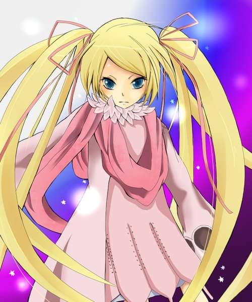 blonde_hair dress fanart female looking_at_viewer niche_(tegami_bachi) solo tagme tegami_bachi twintails