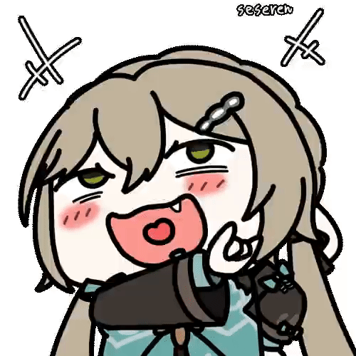 1girl animated_gif bohegao laughing open_mouth seseren