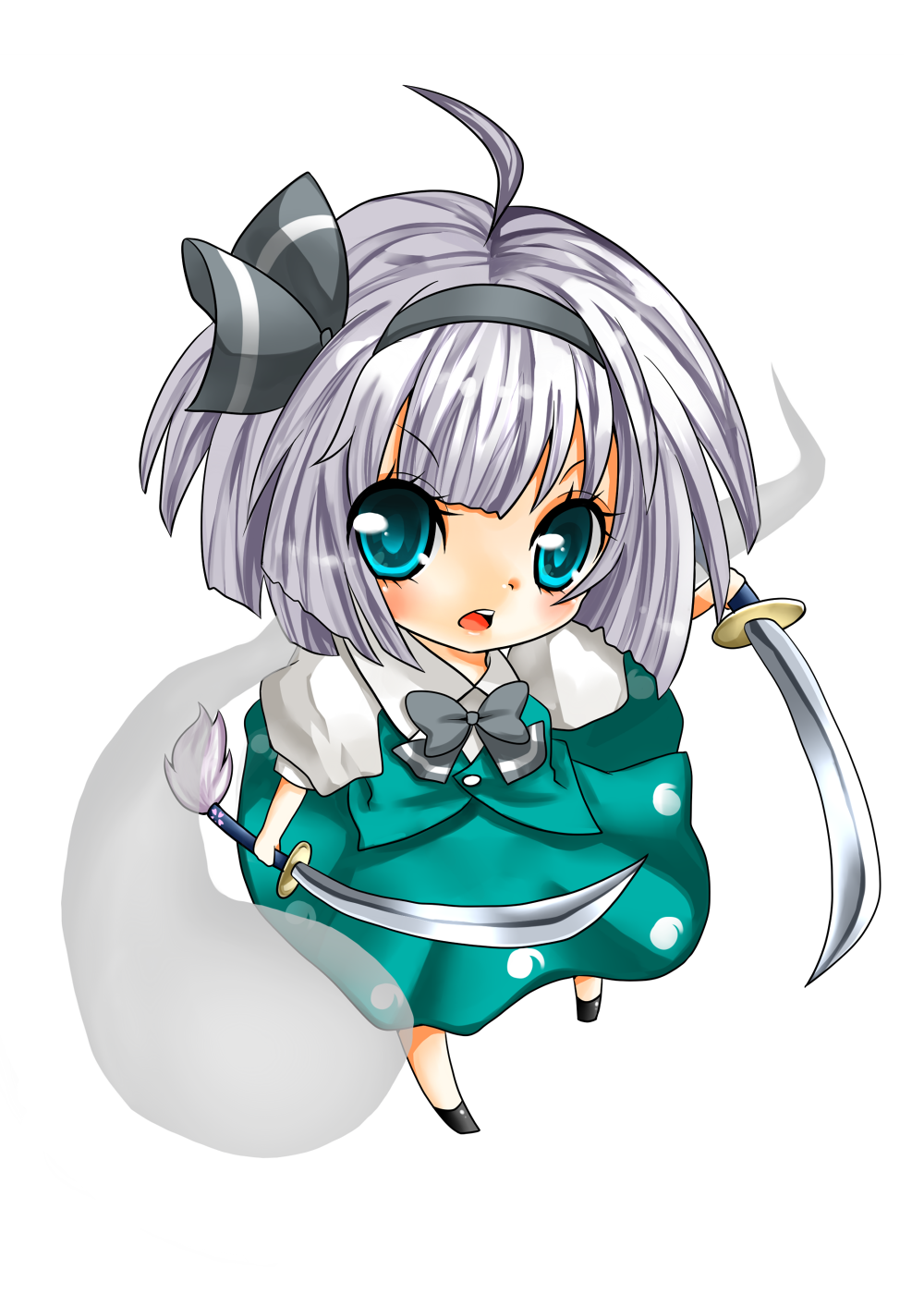 bad_id highres konpaku_youmu konpaku_youmu_(ghost) myon riitan short_hair silver_hair touhou