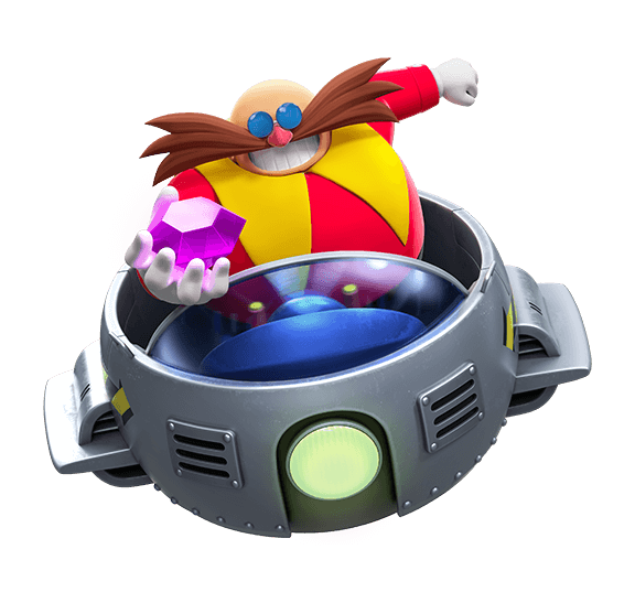 1boy aircraft bald black_pants brown_hair chaos_emerald dr._eggman egg_mobile facial_hair facing_viewer fat glasses gloves holding male_focus mustache obese official_art on_vehicle pants red_nose red_shirt shirt simple_background solo sonic_(series) teeth transparent_background white_gloves