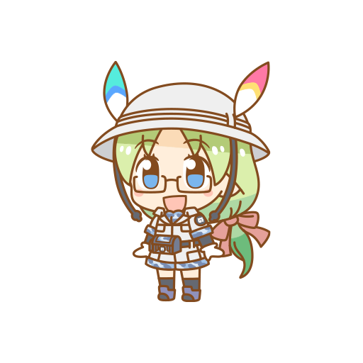 1girl bag blue_eyes full_body glasses gloves green_hair hat hat_feather kemono_friends kemono_friends_pavilion long_hair looking_at_viewer mirai_(kemono_friends) official_art open_mouth ribbon scarf shirt shoes shorts socks solo transparent_background