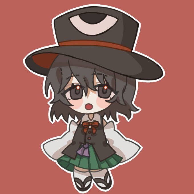 1other androgynous artist_request bare_shoulders black_coat black_eyes black_footwear black_hair black_headwear blush_stickers bow bowtie buttons chibi coat collared_shirt detached_sleeves enraku_tsubakura eye_of_senri eyelashes geta green_hakama green_skirt hakama hakama_short_skirt hakama_skirt hat japanese_clothes len'en long_sleeves looking_at_viewer medium_hair non-web_source open_mouth other_focus outline red_background red_bow red_bowtie red_headwear shirt skirt sleeveless sleeveless_coat sleeves_past_fingers sleeves_past_wrists socks solo source_request tabi top_hat two-sided_fabric two-sided_headwear white_outline white_shirt white_sleeves white_socks wide_sleeves