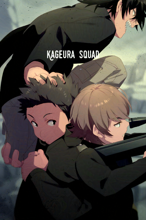 3girls aiming black_hair black_jacket blurry blurry_background brown_hair carrying_over_shoulder clenched_hand echo_(circa) ema_yuzuru fighting_stance flipped_hair from_side grey_pants gun hand_in_another's_hair hand_on_another's_head hands_up hug jacket kageura_masato kageura_squad's_uniform kitazoe_hiro laughing light_brown_hair long_sleeves looking_ahead looking_at_another looking_to_the_side male_focus multiple_girls on_one_knee open_mouth pants parted_lips pocket profile puckered_lips rifle ruins scope sharp_teeth short_hair sniper_rifle spiky_hair teeth uniform weapon world_trigger