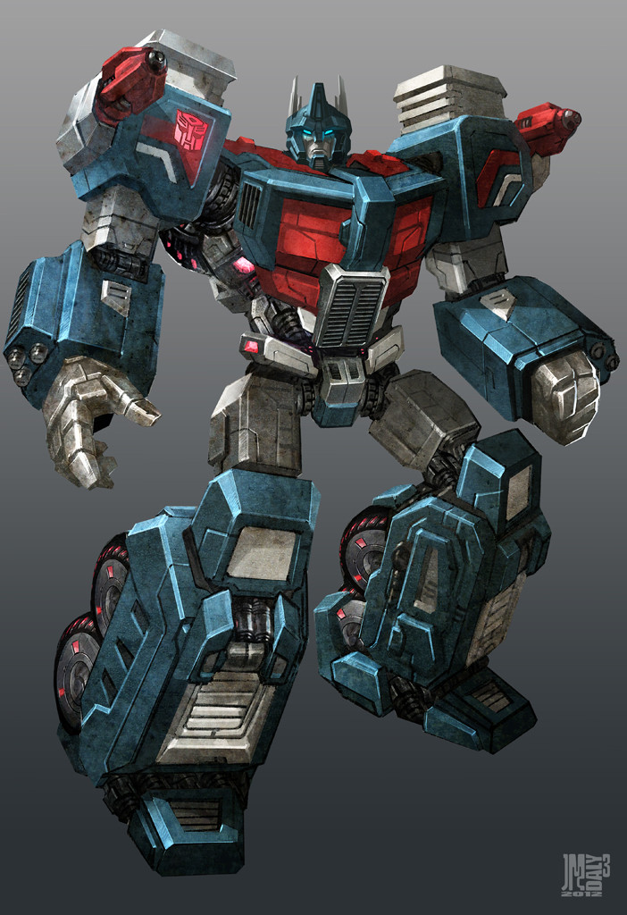 autobot concept_art cybertron emblem energy_cannon english_commentary jamesdaly light machinery mecha no_humans official_art official_style production_art realistic robot science_fiction shoulder_cannon signature transformers transformers:_fall_of_cybertron ultra_magnus