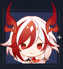 1girl bare_shoulders chibi chinese_clothes detached_sleeves eyeliner fu_hua fu_hua_(fenghuang_of_vicissitude) hair_between_eyes honkai_(series) honkai_impact_3rd long_hair low_twintails lowres makeup multicolored_hair official_art red_eyeliner red_eyes red_scales redhead resized scales solo streaked_hair third-party_source twintails two-tone_hair upscaled very_long_hair white_hair