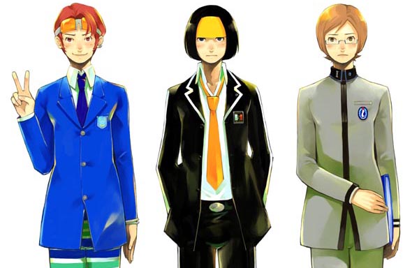 akira_(shin_megami_tensei) katsuya_suou persona persona_1 persona_2 school_uniform shin_megami_tensei:_if... suou_katsuya uesugi_hidehiko