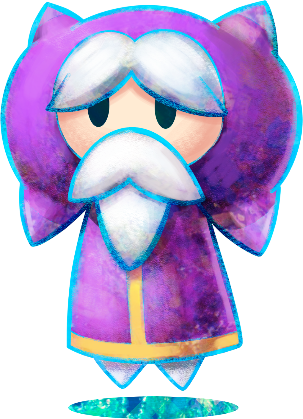 1boy artist_request beard black_eyes blue_outline eldream facial_hair full_body highres long_sleeves looking_ahead male_focus mario_&amp;_luigi:_dream_team mario_&amp;_luigi_rpg midair mustache official_art old old_man outline outstretched_arms pants pi'illo pillow purple_hood purple_robe purple_sleeves robe shirt short_hair sleeves_past_fingers sleeves_past_wrists solid_oval_eyes solo super_mario_bros. tile_floor tiles transparent_background very_short_hair white_pants white_shirt wide_sleeves
