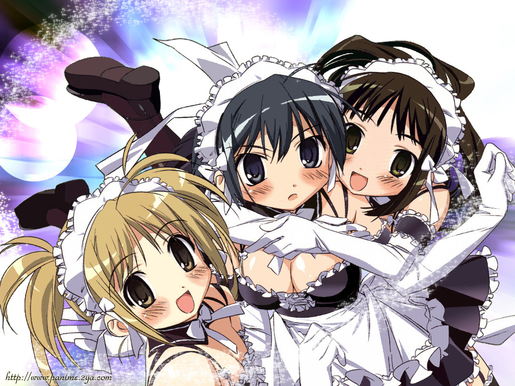 jpeg_artifacts kore_ga_watashi_no_goshujin-sama kurauchi_anna maid sawatari_izumi sawatari_mitsuki watermark