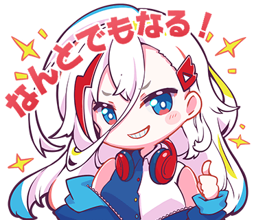 1girl blonde_hair blue_eyes blue_hair blue_jacket chibi collared_shirt denonbu grin hair_between_eyes hair_ornament hairclip hand_up headphones headphones_around_neck houou_karin jacket long_hair long_hair_between_eyes long_sleeves looking_at_viewer lowres multicolored_hair nonkomu_(furiten5553) off_shoulder official_art open_mouth outline redhead shirt sleeveless sleeveless_shirt smile solo sparkle streaked_hair thumbs_up translation_request transparent_background two-tone_shirt upper_body very_long_hair white_hair white_outline