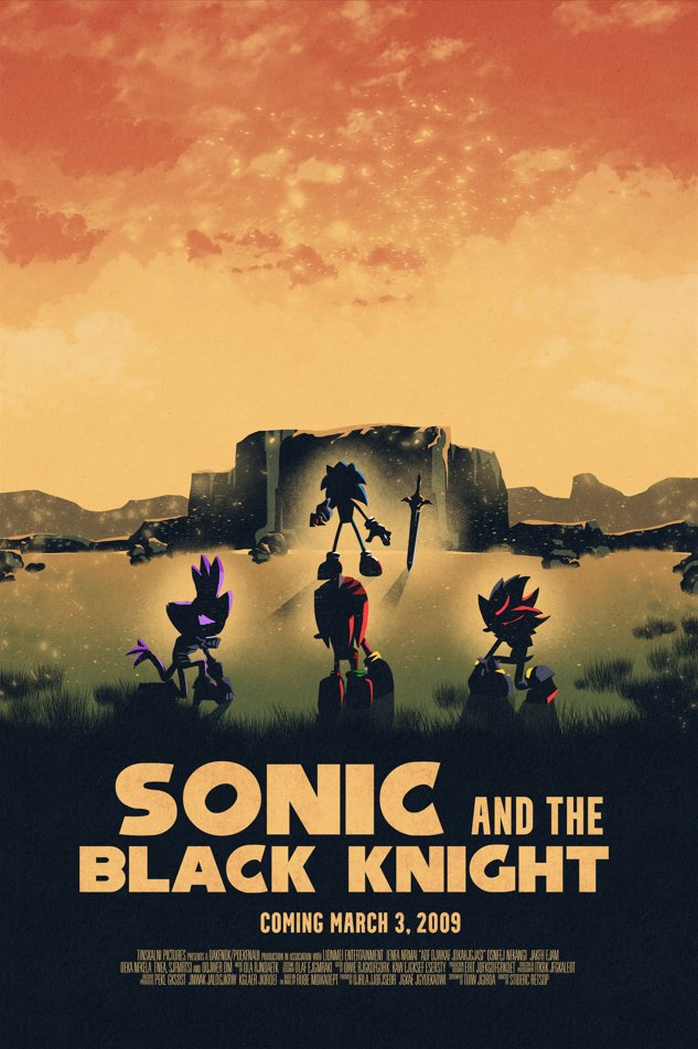 1girl 4boys blaze_the_cat caliburn_(sonic) dated dredge furry furry_female furry_male gawain_(sonic) grass kneeling knuckles_the_echidna lancelot_(sonic) movie_poster multiple_boys orange_sky percival_(sonic) planted planted_sword shadow_the_hedgehog sky sonic_(series) sonic_and_the_black_knight sonic_the_hedgehog sword weapon