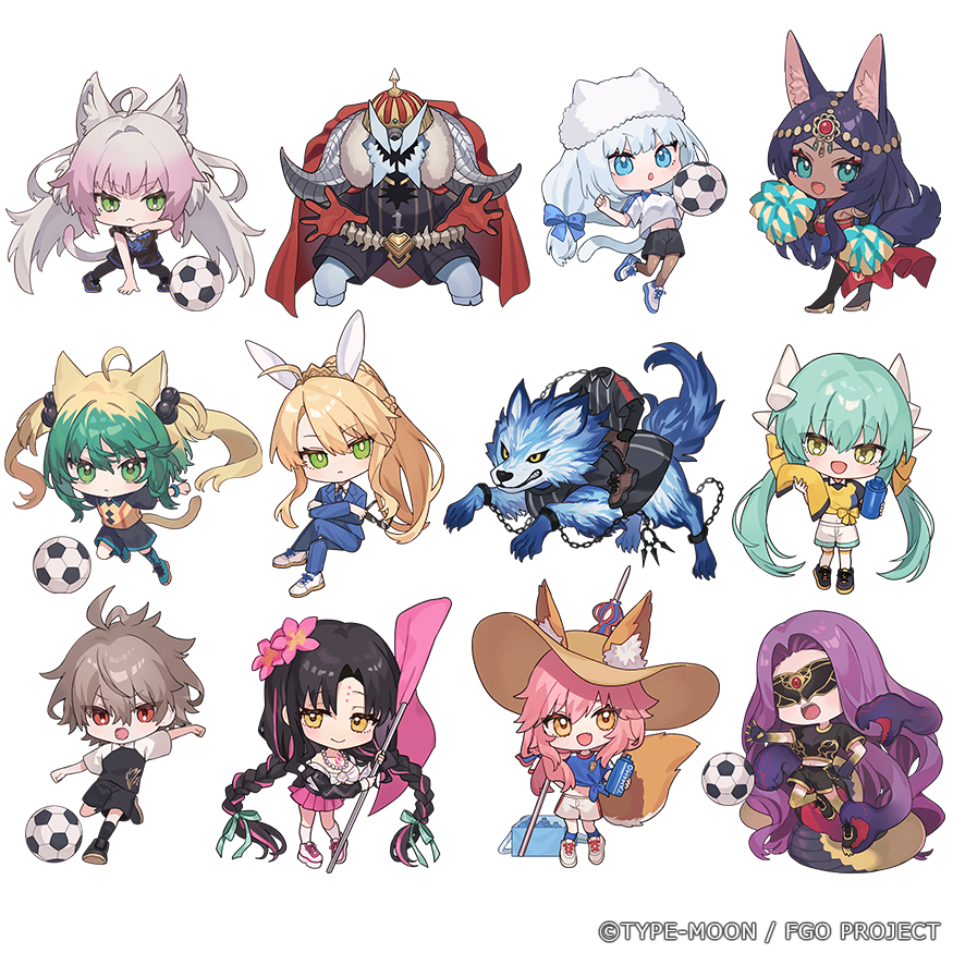 3boys 6+girls absurdly_long_hair ahoge animal animal_ear_fluff animal_ears arm_support atalanta_(fate) atalanta_alter_(fate) ball beach_umbrella beanie bikini black_footwear black_hair black_jacket black_pantyhose black_shirt black_shorts blonde_hair blue_bracelet blue_eyes blue_jacket blue_pants blue_ribbon blue_shirt blue_socks boots bottle breasts brown_footwear brown_hair brown_hat brown_pantyhose brown_shorts cat_ears cat_girl cat_tail chain chest_tattoo chibi closed_mouth collared_shirt copyright_notice covered_eyes crossed_arms crown cuffs dark-skinned_female dark_skin dobrynya_nikitich_(fate) dress ears_through_headwear fake_animal_ears fang fate/grand_order fate_(series) flag flower forehead_tattoo fox_ears fox_girl fox_tail full_body gem gloves gold_trim gorgon_(fate) gradient_hair green_eyes green_footwear green_hair green_socks grey_hair hair_between_eyes hair_bobbles hair_ornament hair_ribbon hands_up hat head_chain headless hessian_(fate) holding holding_bottle holding_flag holding_removed_eyewear holding_towel holding_umbrella invisible_chair ivan_the_terrible_(fate) jacket jewelry kiyohime_(fate) kiyohime_(swimsuit_lancer)_(fate) kneehighs leaning_forward lobo_(fate) long_hair looking_at_object looking_at_viewer medium_breasts medusa_(fate) midriff miniskirt monster_girl multicolored_hair multiple_boys multiple_girls navel necklace no_nose official_art open_mouth oversized_animal pants pantyhose parted_bangs pearl_necklace pink_flag pink_flower pink_hair pink_skirt pleated_skirt pom_pom_(cheerleading) ponytail purple_hair queen_of_sheba_(fate) rabbit_ears red_dress red_eyes red_gemstone red_gloves ribbon riding scales sessyoin_kiara sessyoin_kiara_(swimsuit_mooncancer) sessyoin_kiara_(swimsuit_mooncancer)_(first_ascension) shell shell_necklace shirt shoes short_sleeves shorts shugao sidelocks sieg_(fate) sitting skirt smile snake_hair snake_tail soccer_ball socks standing streaked_hair striped_clothes striped_shirt sun_hat sunglasses swimsuit tail tamamo_(fate) tamamo_no_mae_(swimsuit_lancer)_(fate) tattoo teeth thigh_boots tied_shirt towel tusks twintails umbrella unworn_eyewear upper_teeth_only vertical-striped_clothes vertical-striped_shirt very_long_hair water_bottle white_background white_bikini white_footwear white_hat white_shirt white_shorts white_socks wolf yellow_eyes yellow_ribbon yellow_shirt yellow_towel