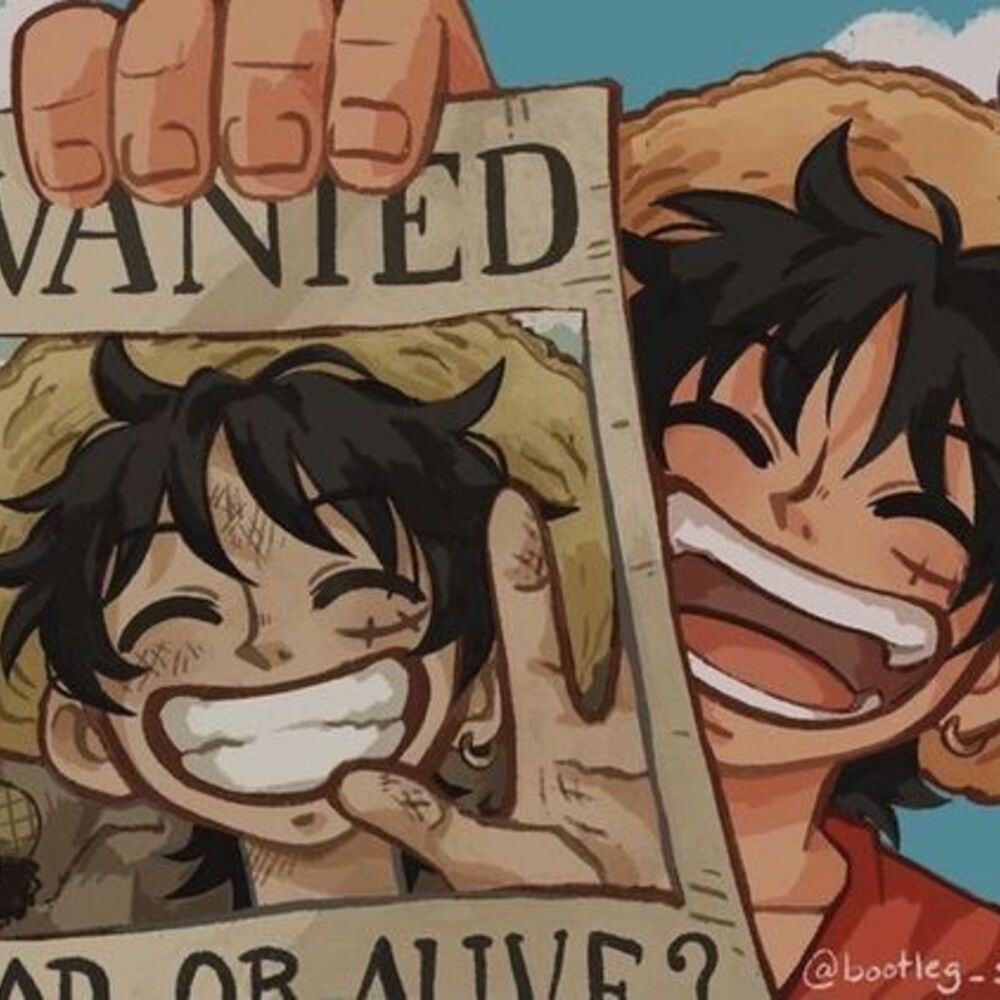 black_hair monkey_d_luffy one_piece poster strawhat wanted_poster