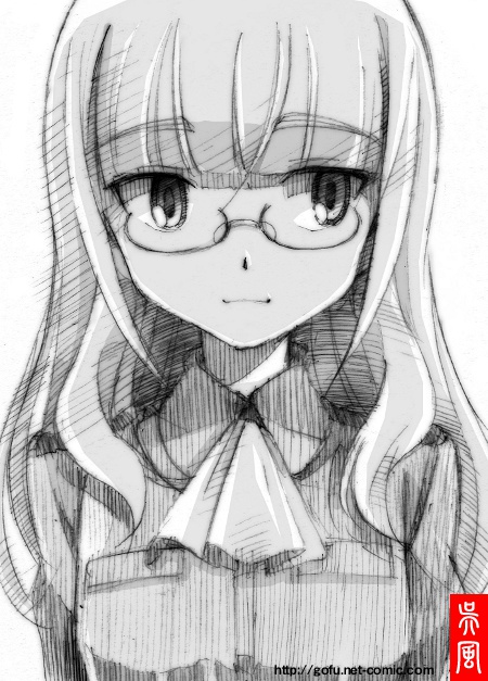 gofu monochrome perrine_h_clostermann sketch solo strike_witches traditional_media