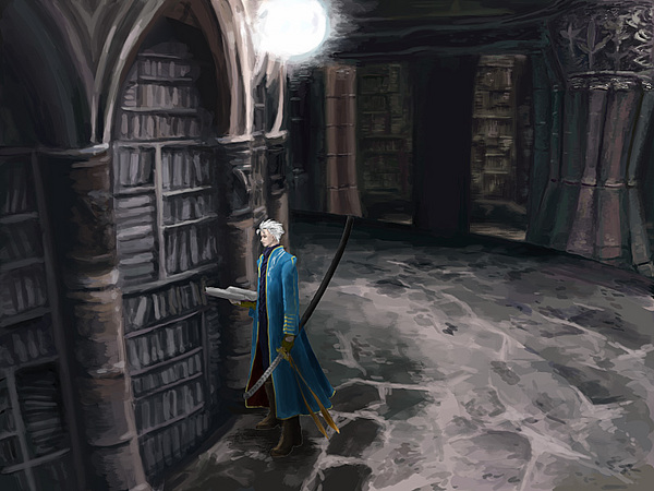 books devil_may_cry library tagme vergil