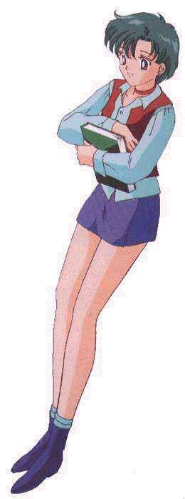 bishoujo_senshi_sailor_moon blue_eyes blue_hair books boots leaning legs mizuno_ami short_hair smile studying vest