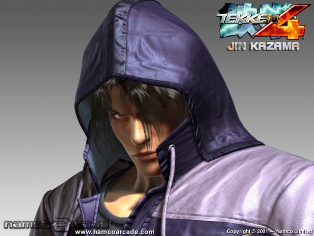 black_hair cloak jacket jin_kazama kazama_jin male namco solo tekken tekken_4
