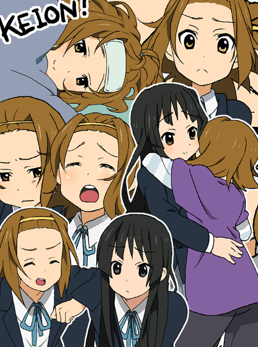 akiyama_mio blazer closed_eyes hairband hug k-on! moyu_(moyu) multiple_girls school_uniform tainaka_ritsu tears