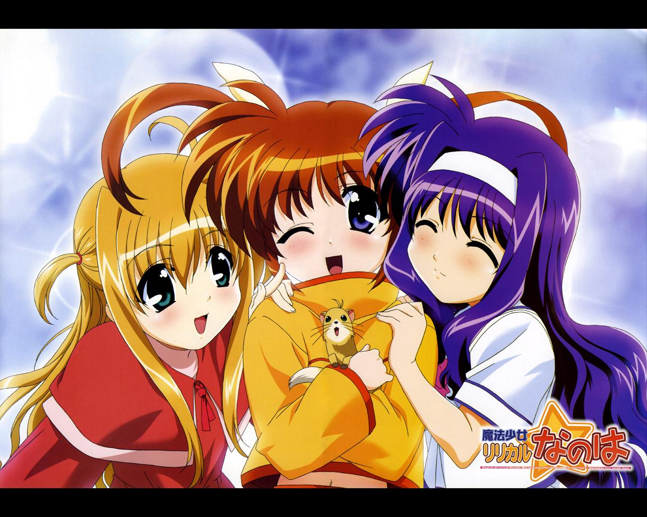 arisa_burnings mahou_shoujo_lyrical_nanoha_a's sugimura_suzuka takamachi_nanoha yuuno_scryer