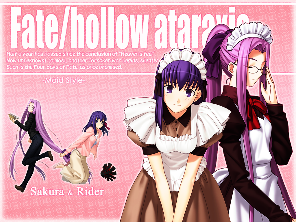 fate/hollow_ataraxia fate/stay_night maid matou_sakura rider type-moon
