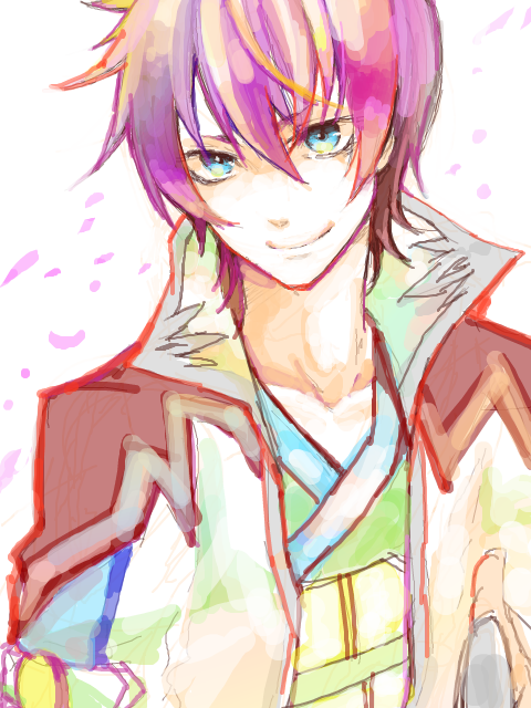 asbel_lhant blue_eyes formal male red_hair redhead smile solo tales_of_(series) tales_of_graces