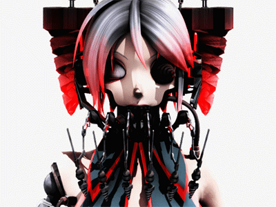 android animated animated_gif bangs bust cable cord creepy deino drill drill_hair duplicate gif gradient_hair headphones kasane_teto lowres maeda_koutarou mechanical mechanical_arm missing_eye multicolored_hair simple_background solo twin_drills utau white_eyes