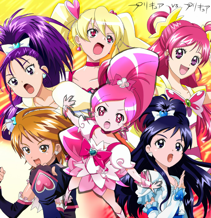 :o black_eyes black_hair blonde_hair boots bow brooch brown_eyes brown_hair butterfly choker cure_black cure_blossom cure_dream cure_egret cure_peach cure_white dress earrings fresh_precure! futari_wa_precure futari_wa_precure_splash_star garodo gloves hair_ribbon hair_rings hanasaki_tsubomi heart heartcatch_precure! jewelry long_hair magical_girl mishou_mai misumi_nagisa momozono_love multiple_girls open_mouth pink_eyes pink_hair ponytail precure precure_all_stars purple_eyes purple_hair ribbon short_hair twintails violet_eyes wrist_cuffs yes!_precure_5 yukishiro_honoka yumehara_nozomi