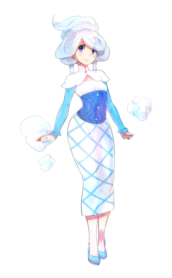 dummy04 gijinka ice_cream moemon personification pokemon pokemon_(game) vanillite white_hair