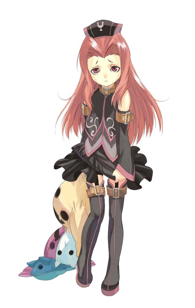 arietta flat_chest loli long_hair skirt tales_of_the_abyss thigh_highs