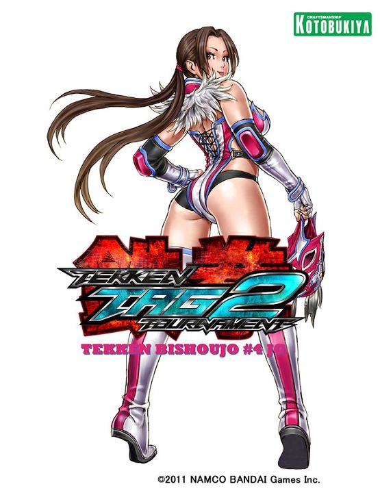 ; alternate_costume ass boots brown_eyes brown_hair elbow_pads jaycee julia_chang legs long_hair long_legs looking_back mask mask_removed namco solo tekken tekken_tag_tournament_2 thigh_boots thighhighs thighs twintails wrestling_outfit yamashita_shun'ya