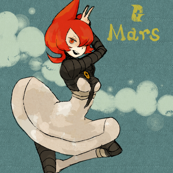 mars_(pokemon) pantyhose pokemon red_eyes red_hair redhead
